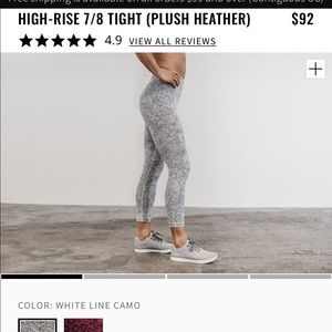 NoBull Project high rise 7/8 (plush heather)